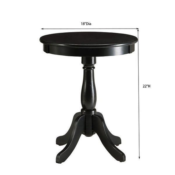 Side Table Round Table Wood End Table Coffee Table for Living Room