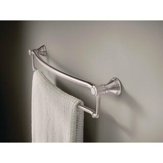 Delta Decor Assist Traditional 24 in. Towel Bar with Assist Bar in Stainless 41319-SS