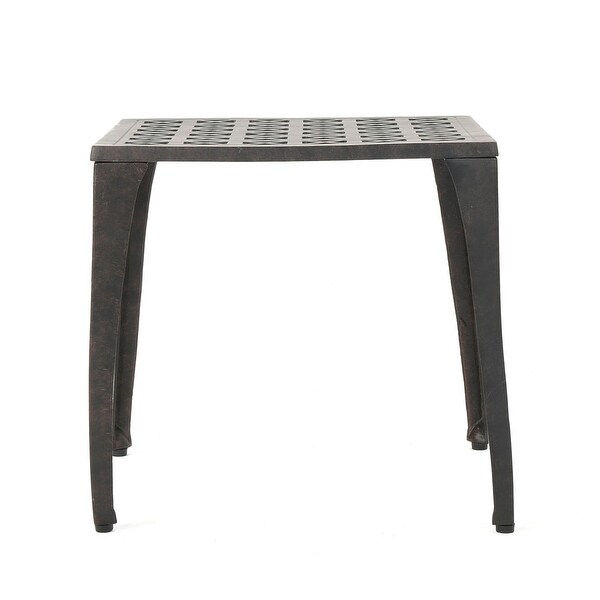 Contemporary Outdoor 18inch Side Table For Garden