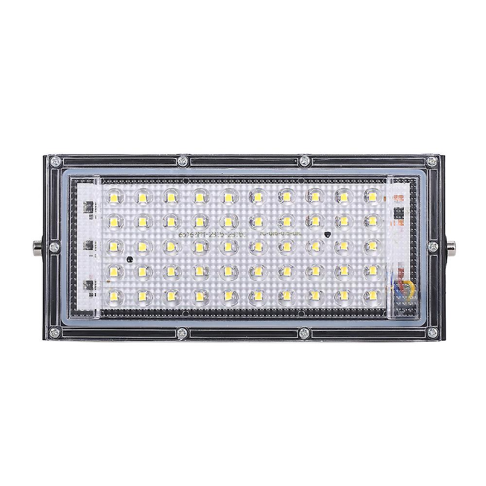 Ac110v Portable 50w Energy Saving Outdoor Project-light Lamp Lightweight Large Area Illumination Aluminum Border 3000k Warm White Floodlight No.207121