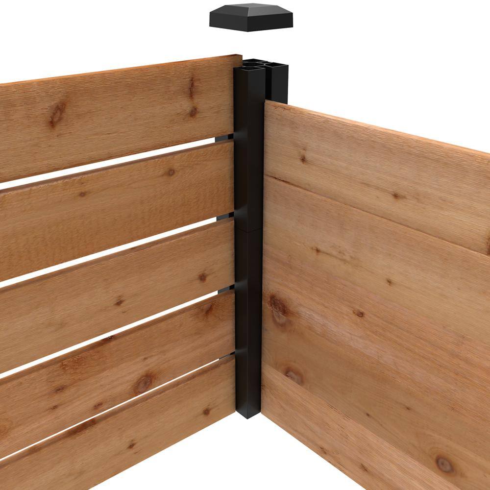 Outdoor Essentials Haven 4 ft. x 8 ft. Natural Cedar Raised Garden Bed (18 in. H) 472549