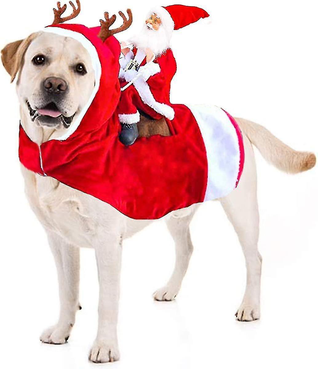 Dog Christmas Costume Dog Santa Claus Costume Dog Cat Christmas Holiday Outfit Pet Christmas Clothes