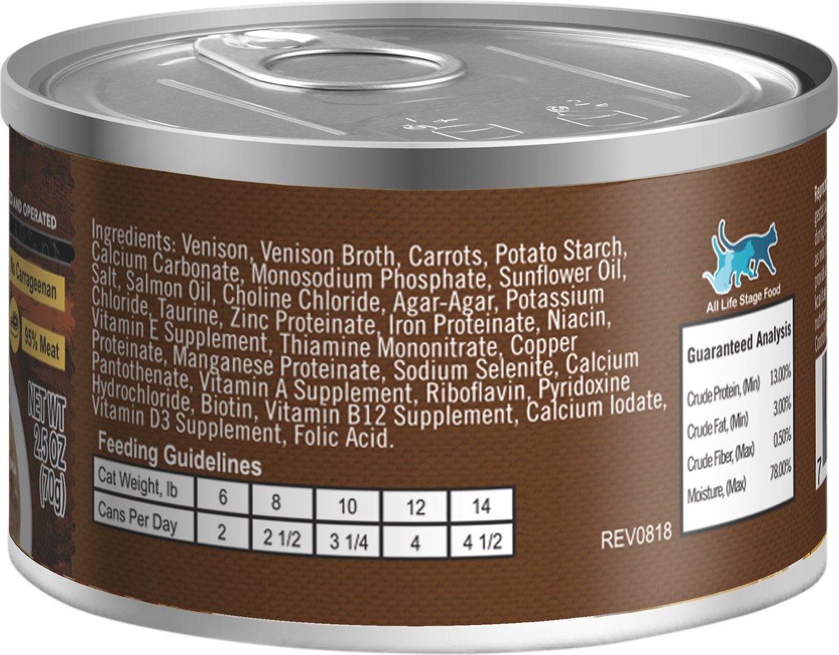 Lotus Just Juicy Venison Stew Grain-Free Canned Cat Food