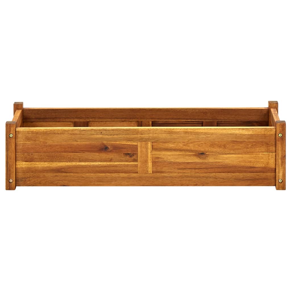 Charmma Garden Raised Bed Acacia Wood 39.4"x11.8"x9.8"