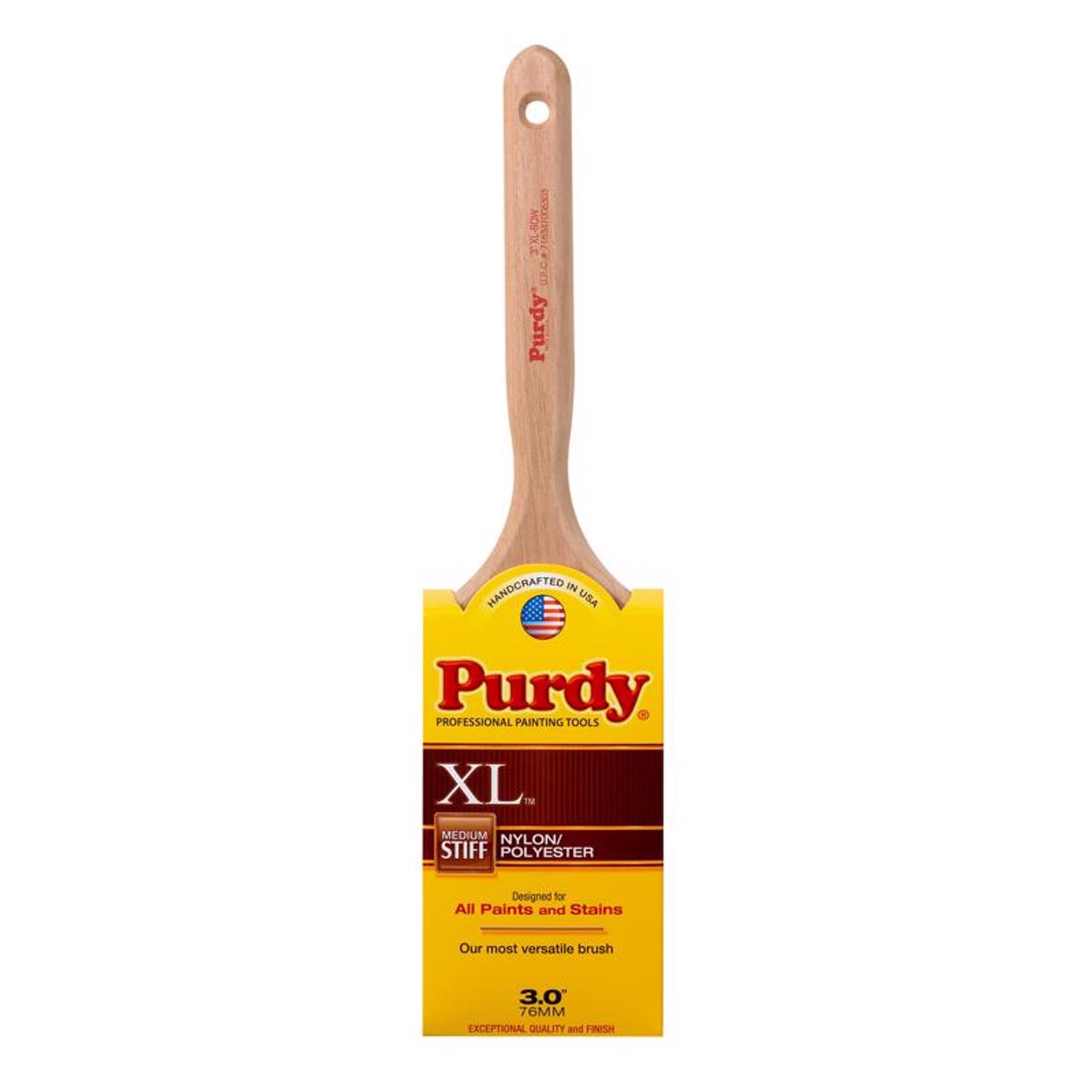 Purdy XL Bow 3 in. Medium Stiff Flat Trim Paint Brush