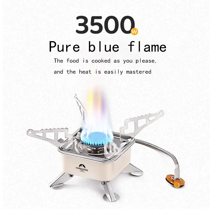 Hot outdoor portable folding mini fire stove Hot casco stove boiling tea boiling water gas stove camping picnic cookware