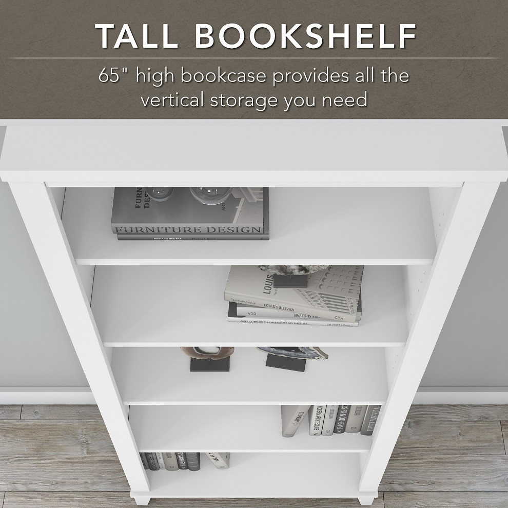 Bush Furniture Somerset 5 Shelf Bookcase   Transitional   Bookcases   by Bush Industries  Houzz