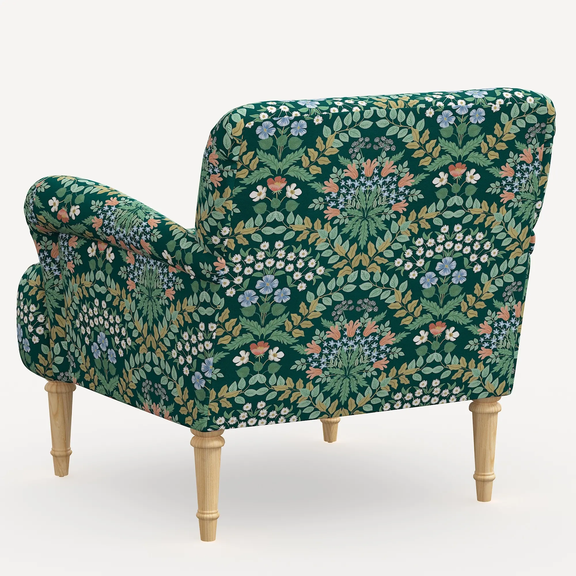 Rifle Paper Co. Bristol Bramble Emerald Accent Chair