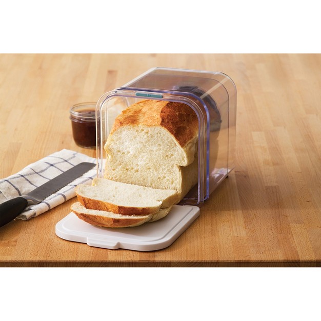 Progressive Prepworks Prokeeper Bread Storage Container With Air Vent Clear