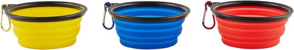 Mr. Peanut's Premium Collapsible Silicone Dog and Cat Bowls