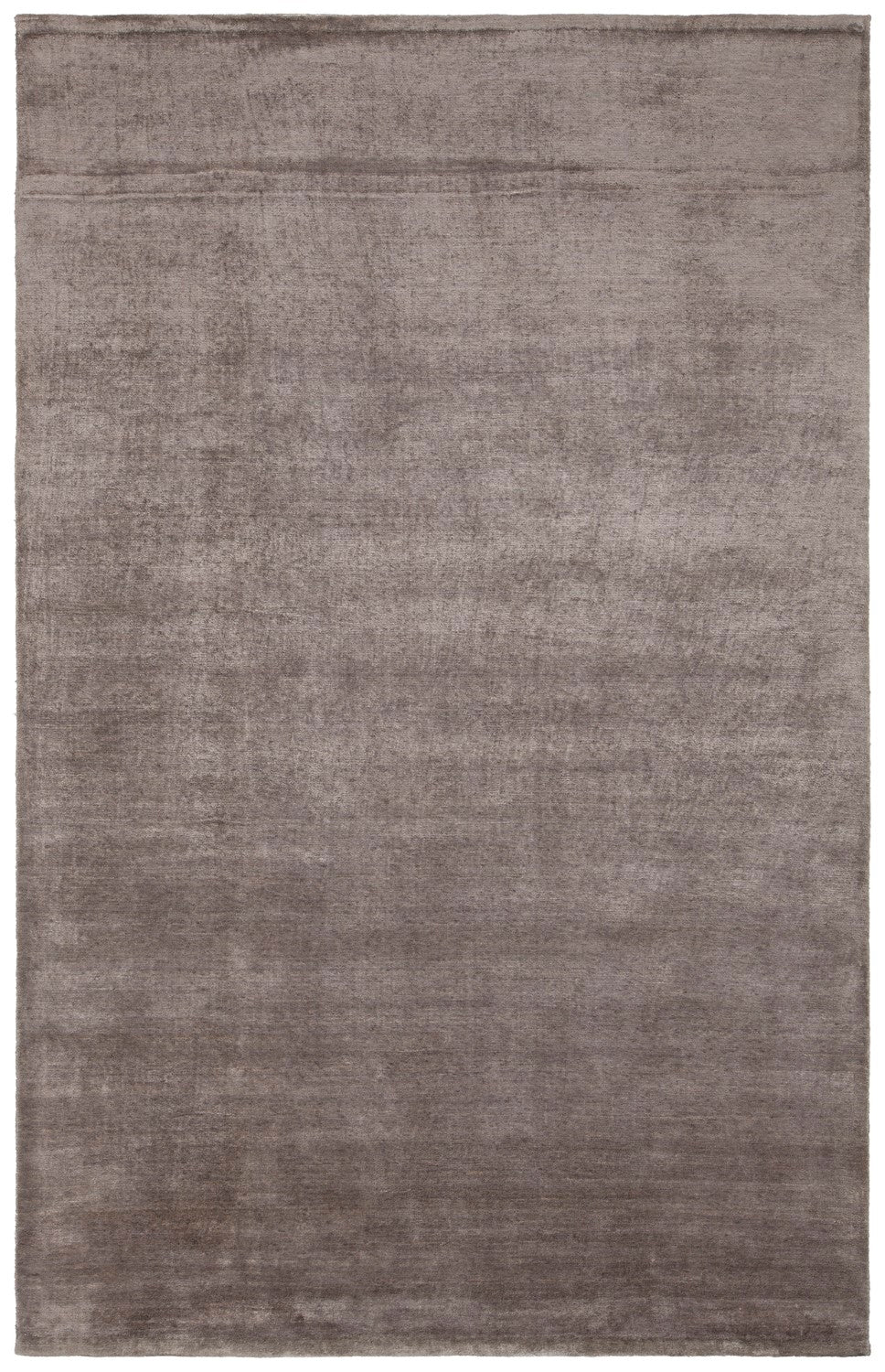 Yasmine Silver Hand Woven Solid Rug