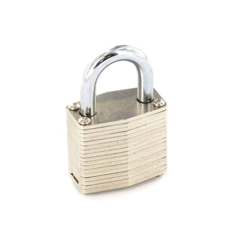 Securit Brass Laminated Cylinder Padlock