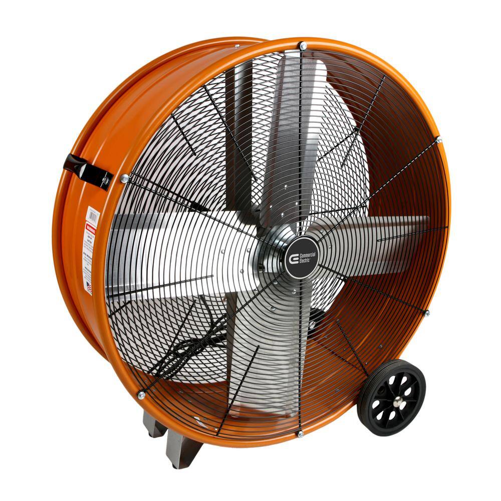 Commercial Electric 30 in. Heavy Duty 2-Speed Direct Drive Drum Fan BF30DDCE