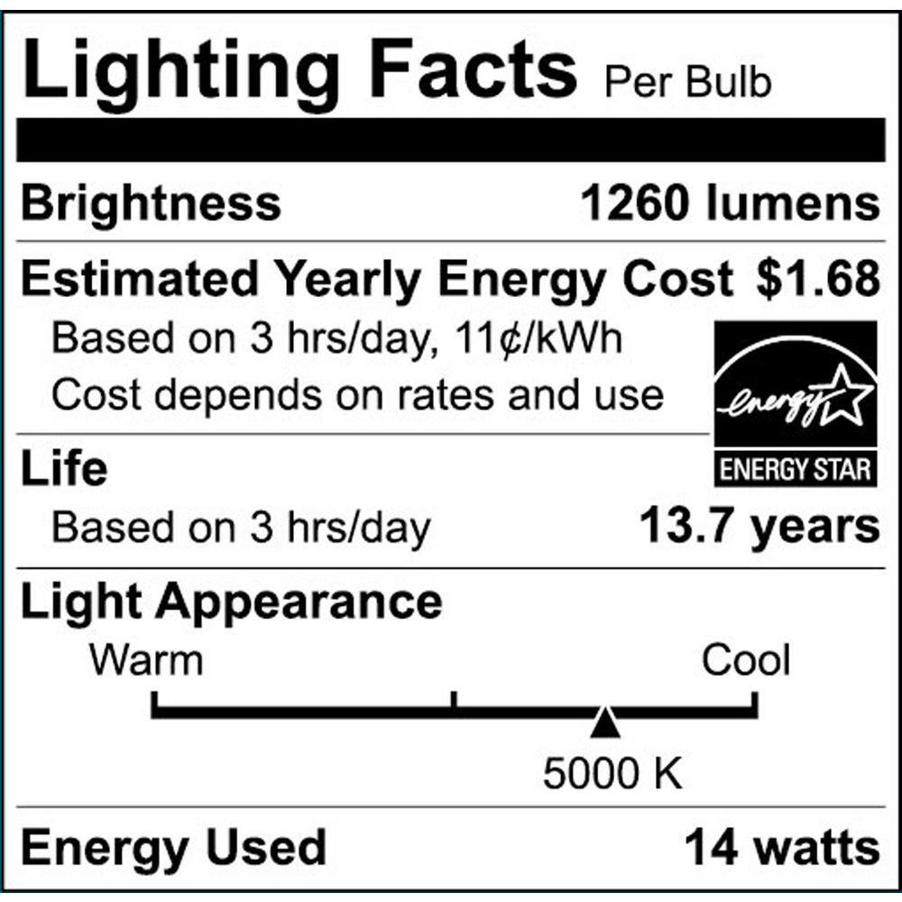 EcoSmart 120-Watt Equivalent PAR38 Dimmable Flood LED Light Bulb Daylight (2-Pack) A20PR38120WES52