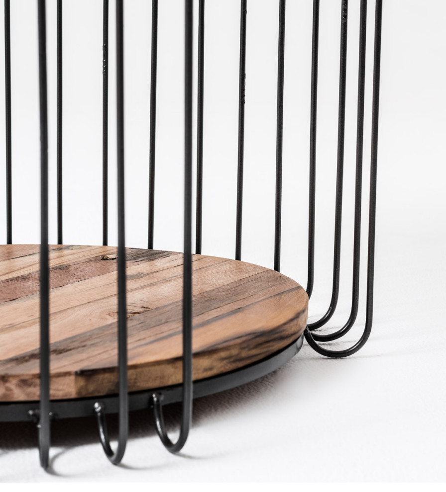 Barca Round Side Table   Industrial   Side Tables And End Tables   by Nova Solo Furniture  Houzz