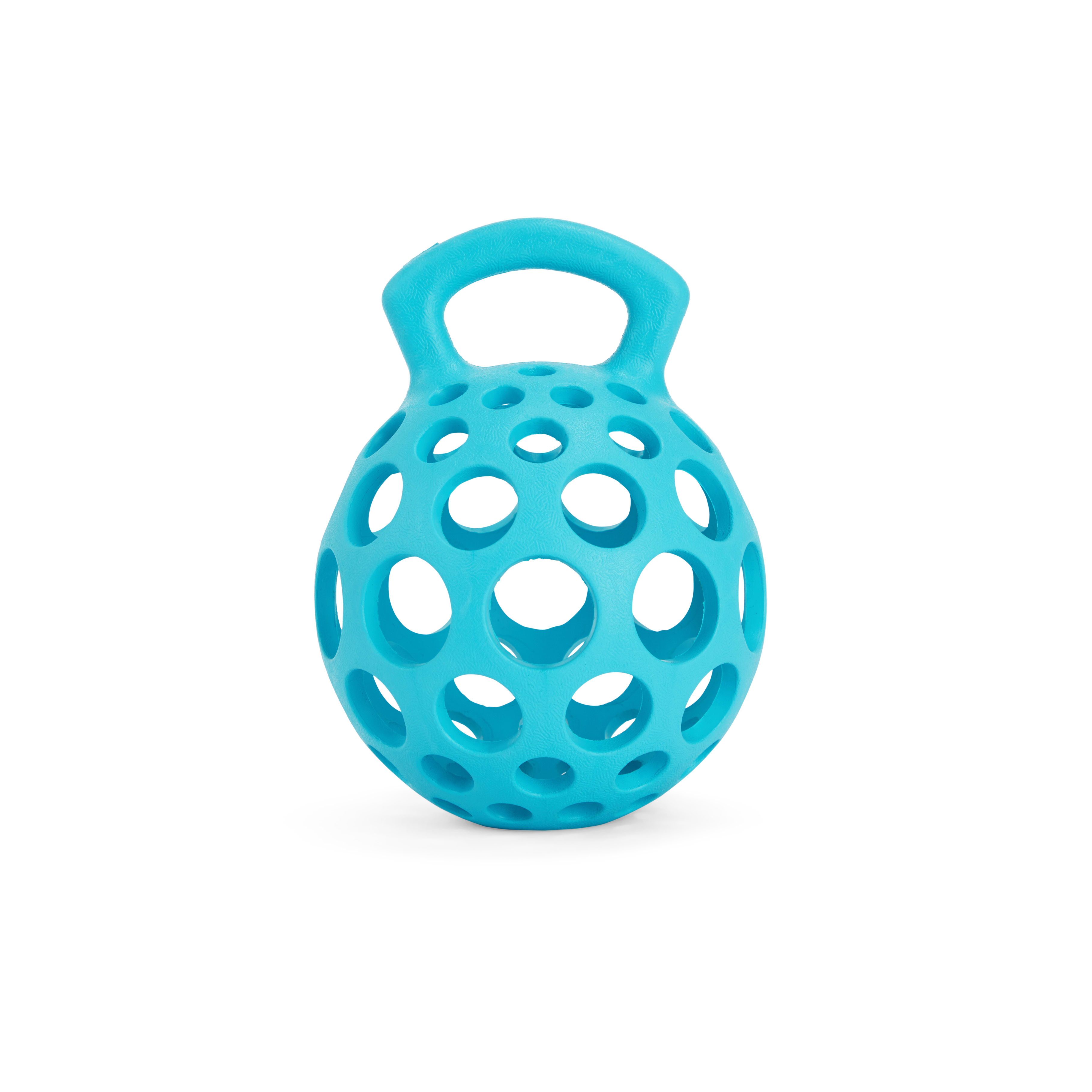 Leaps  Bounds Cage Ball with Handle Dog Toy， Small