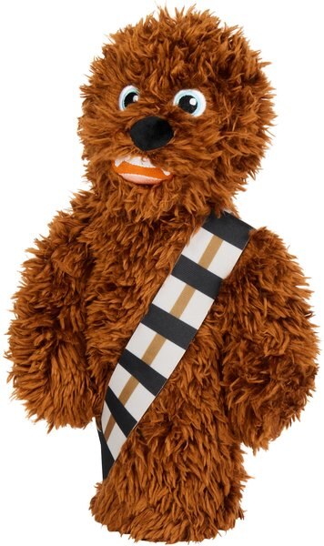 STAR WARS CHEWBACCA Bottle Plush Squeaky Dog Toy