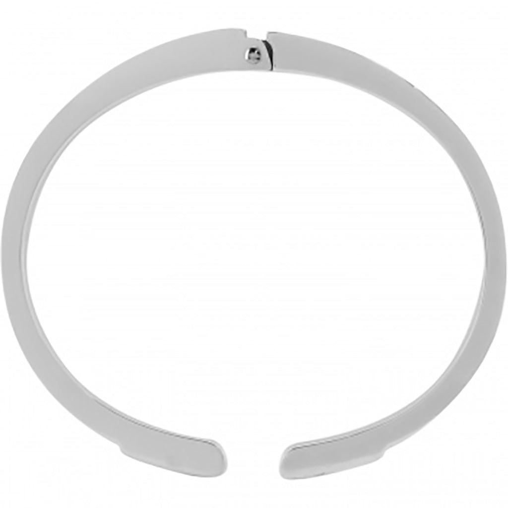 Brighton  Meridian Zenith Hinged Bangle in Silver