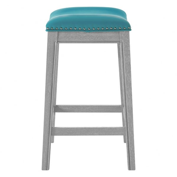 Grover Faux Leather Upholstered Counter Stool