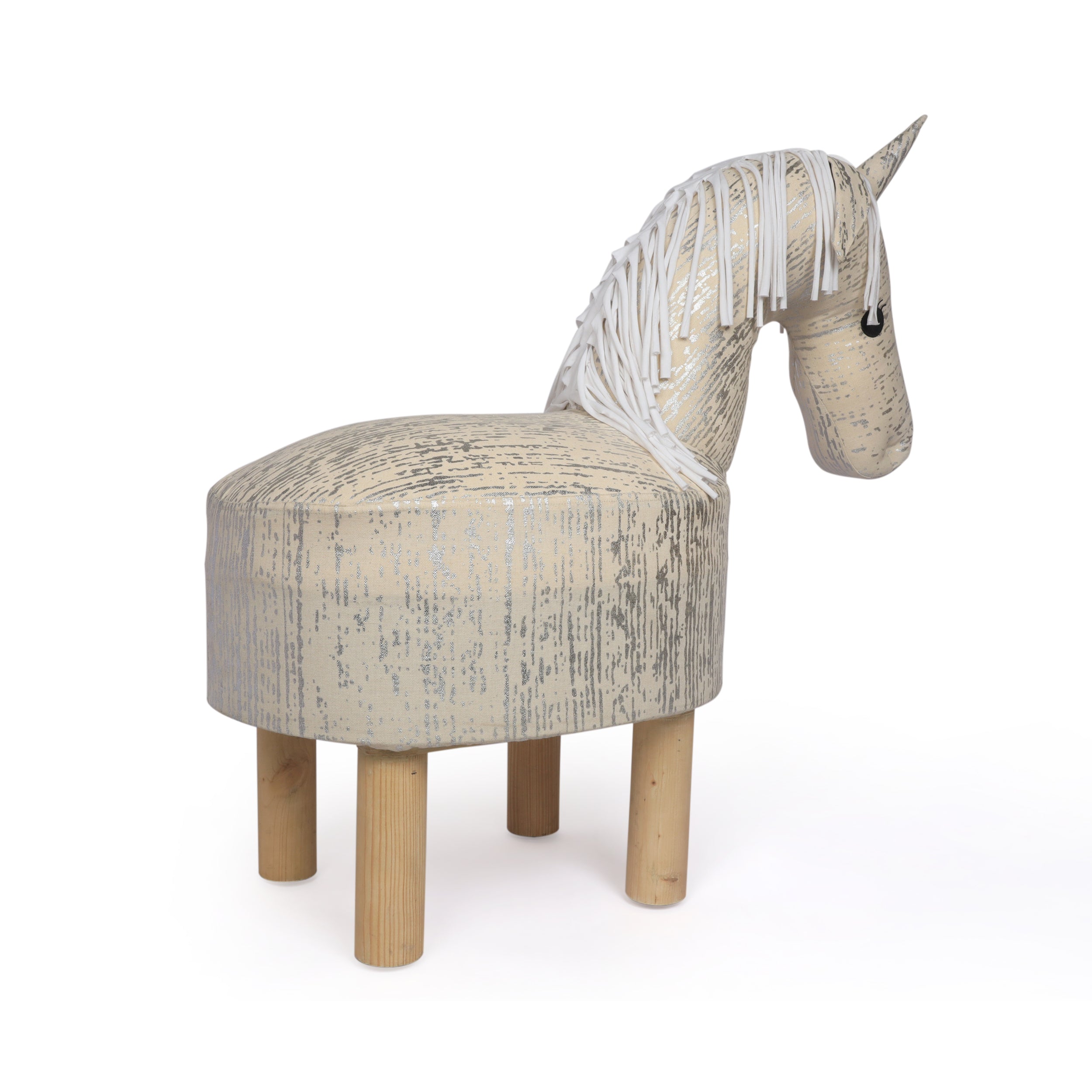 Kendraya Contemporary Kids Unicorn Ottoman