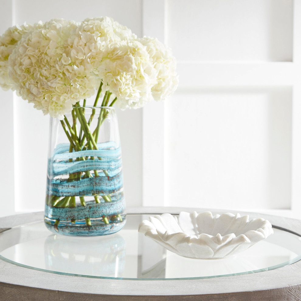 Pantheon Foyer Table   Farmhouse   Side Tables And End Tables   by Hudson Home Decor  Houzz