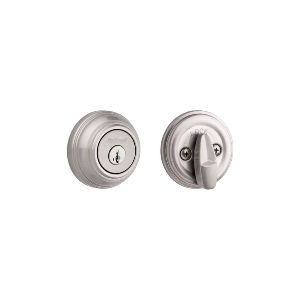 Satin Nickel Keyed One Side Single Cylinder Deadbolt