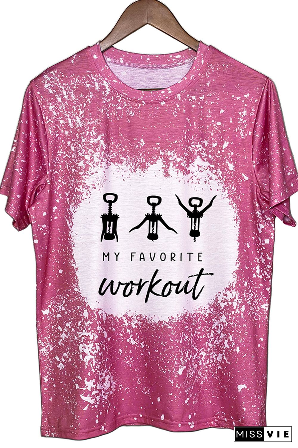 My Favorite Workout Graphic Tee Wholesale