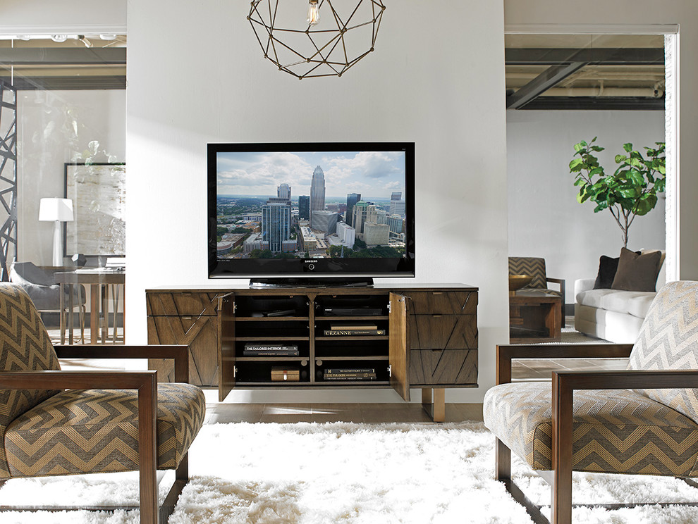 Ellison Media Center   Contemporary   Entertainment Centers And Tv Stands   by Lexington Home Brands  Houzz