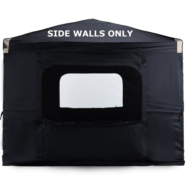 Aoodor Canopy Sidewall Replacement With 2 Side Zipper And Windows For 10 x27 X 10 x27 Pop Up Canopy Tent sidewall Only