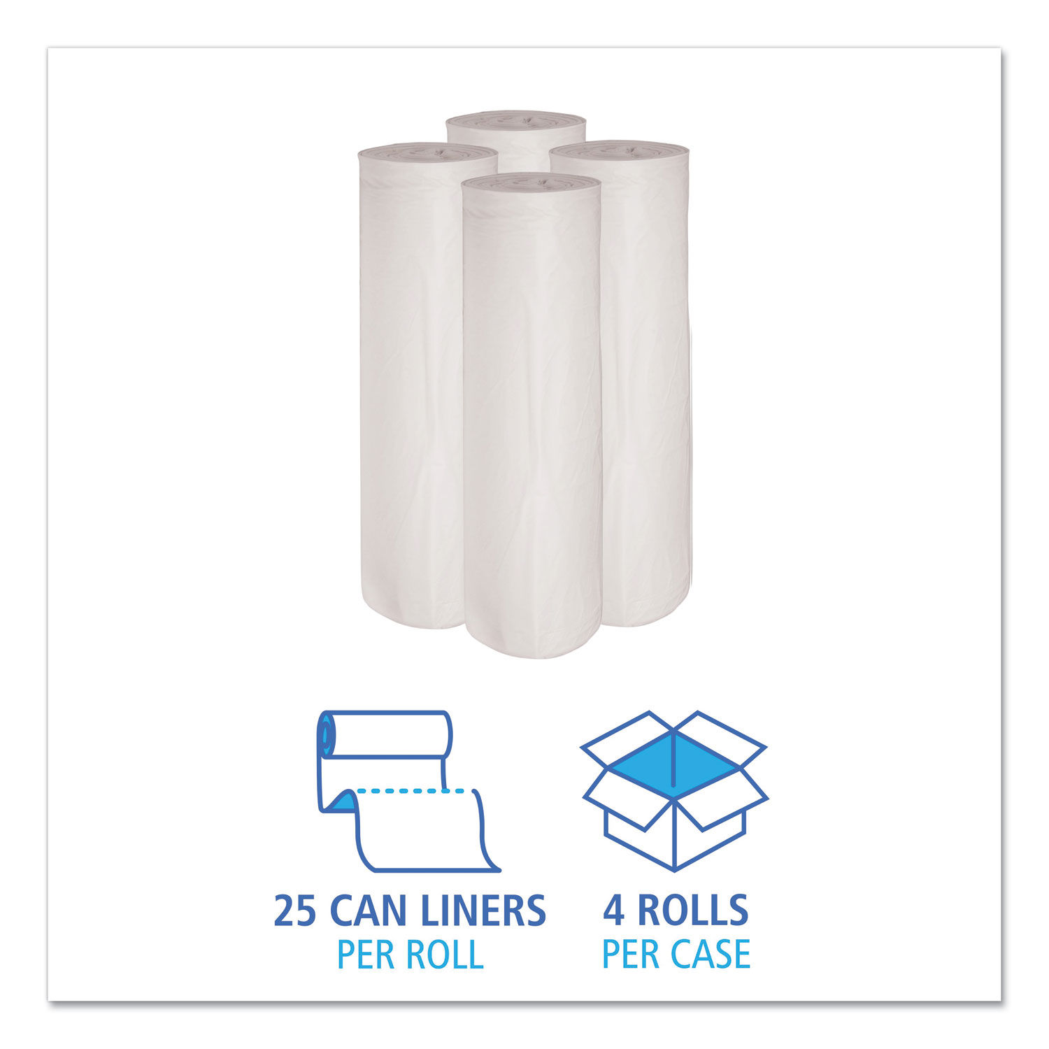 Low-Density Waste Can Liners by Boardwalkandreg; BWK4046EXH