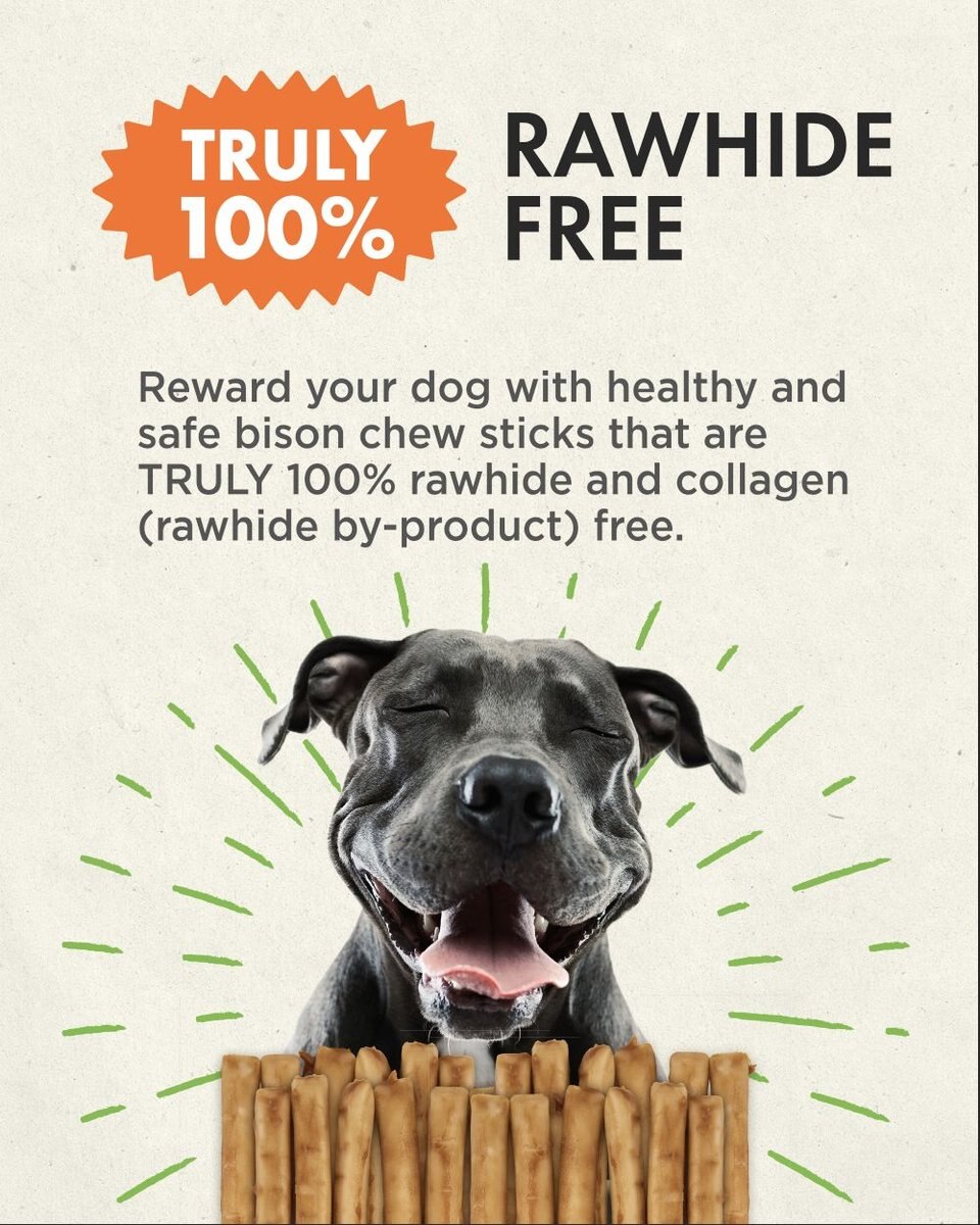 Canine Naturals 5-in Sticks Bison Dog Chew Treat