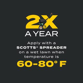 Scotts Turf Builder Triple Action 33.94 lbs. 12000 sq. ft. Lawn Fertilizer with Weed Control and Crabgrass Preventer 26019