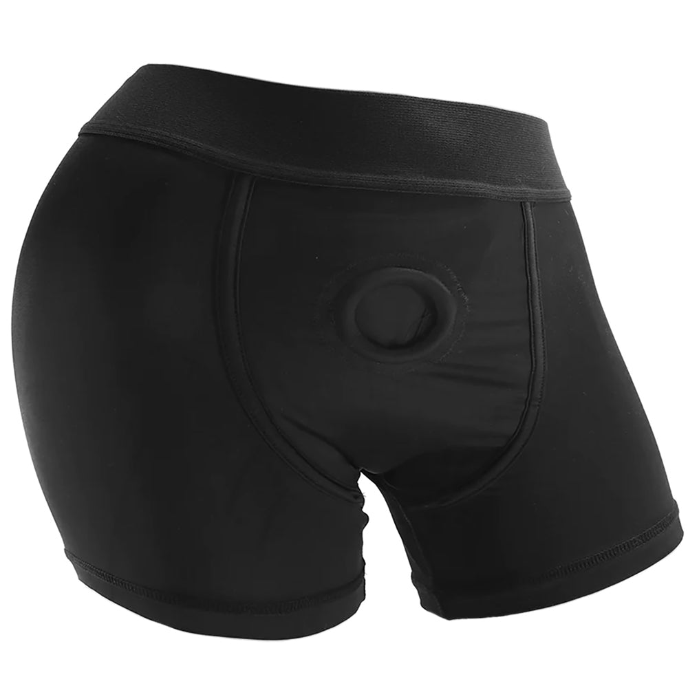 Packer Gear Black Boxer Brief Harness in L/XL