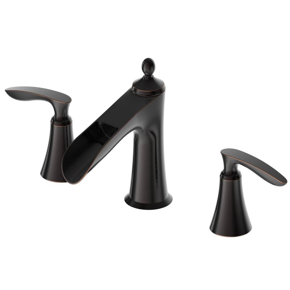 CMI Aegean 2-Handle Deck Mount Roman Tub Faucet in Oil Rubbed Bronze 192-6442