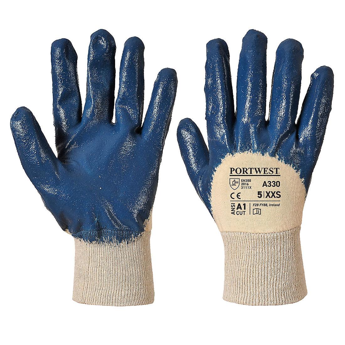 Portwest a330 nitrile light knitwrist gloves