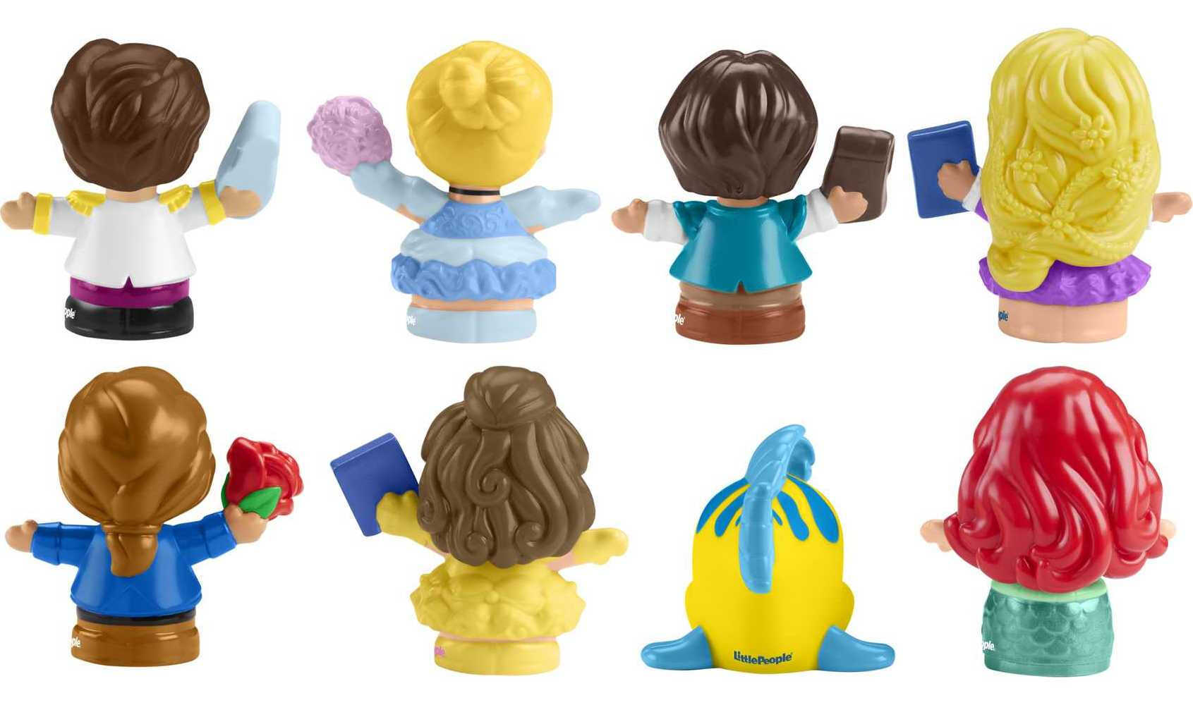 Little People Disney Princess Figure Set by Little People， 8 Toddler Toys