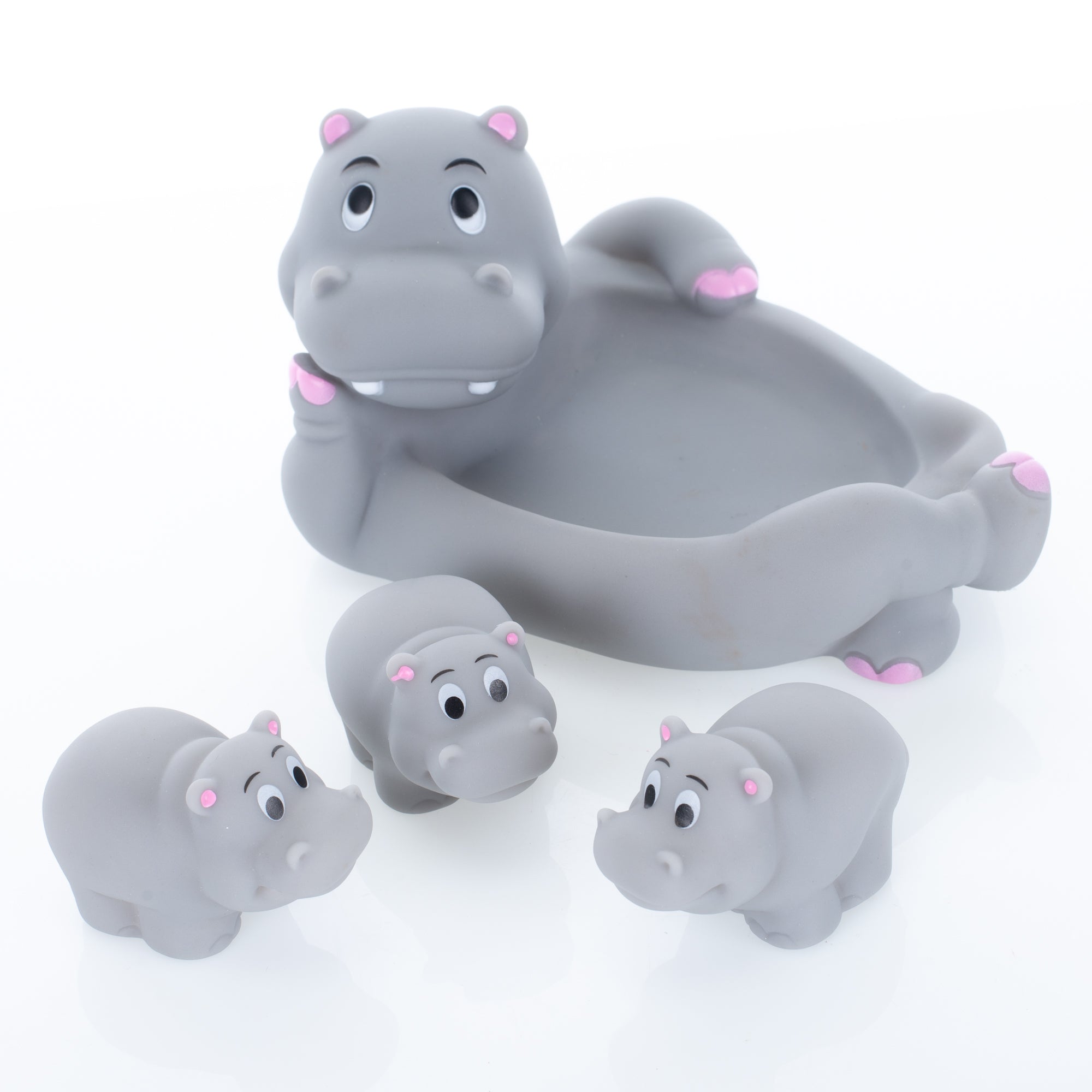 Tubby Scrubby Hippo Family Bath Toys