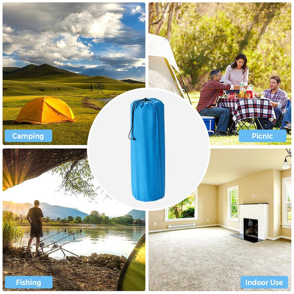 Costway Self-Inflating Camping Mat Outdoor Sleeping Pad with Pillows Bag for Camping OP70722