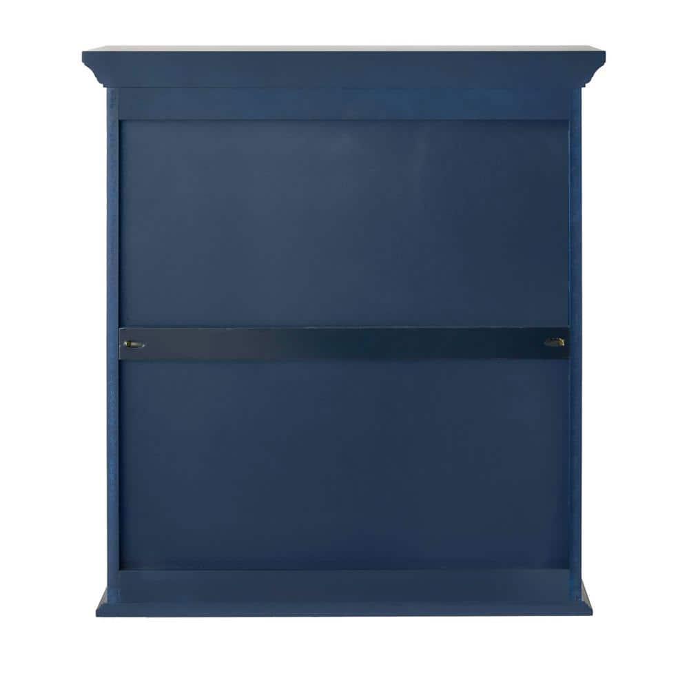 Home Decorators Collection Channing 26 in W x 28 in H Wall Cabinet in Royal Blue