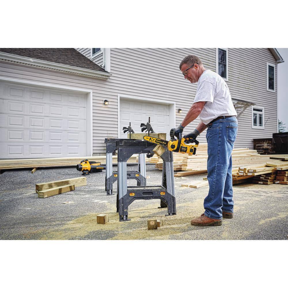 DEWALT 20V MAX 12 in Brushless Battery Powered Chainsaw Kit and Pole Saw Kit with 50Ah and 40Ah Batteries and Charger