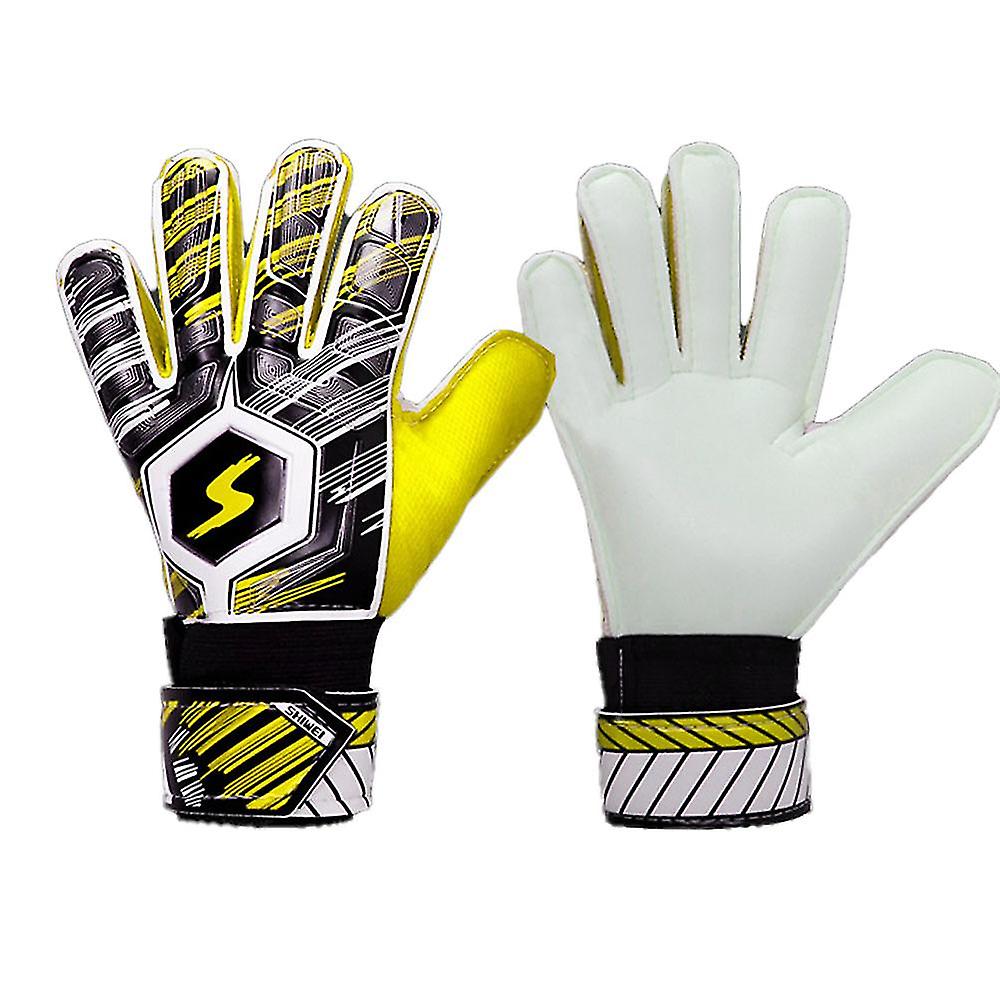 Youth Soccer Goalkeeper Gloves With Finger Protection And Dual Wrist Protection