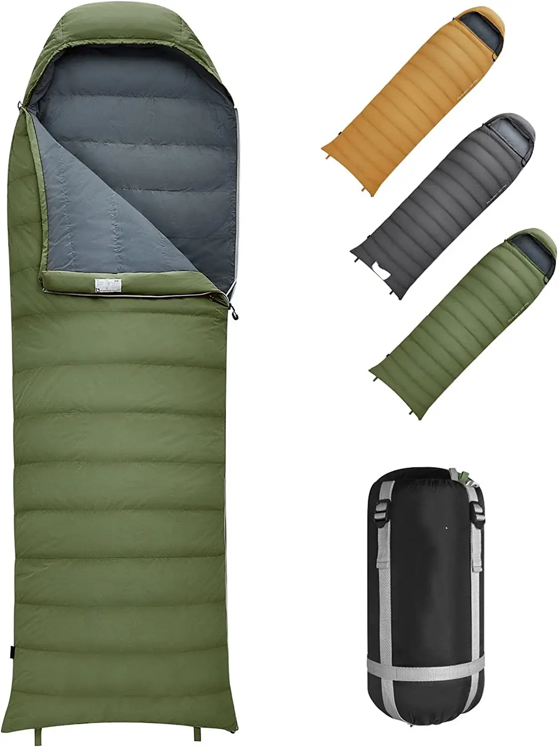 Outdoor camping envelope thermal adult winter padded cotton sleeping bag