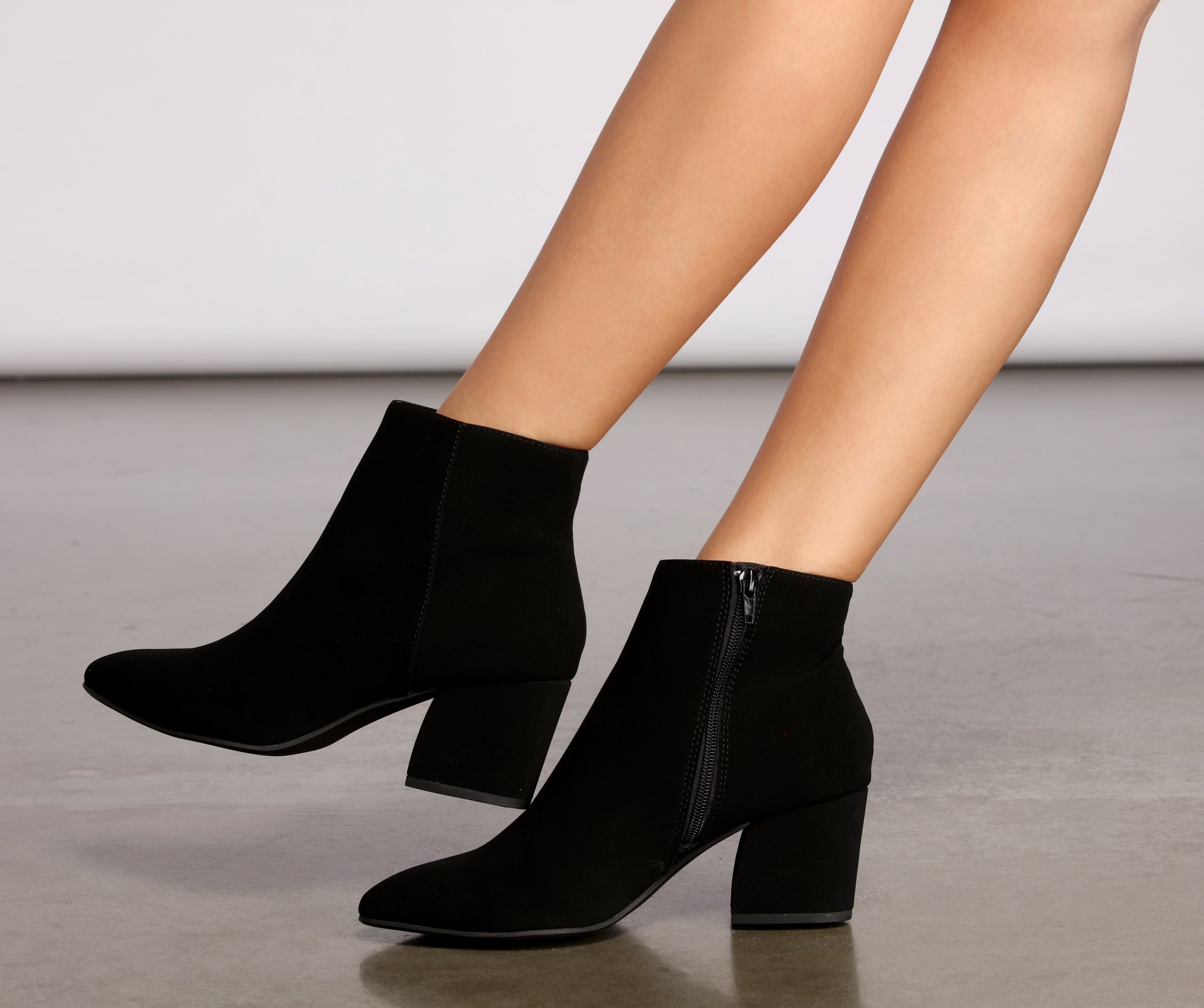 Step Out In Style Block Heel Booties