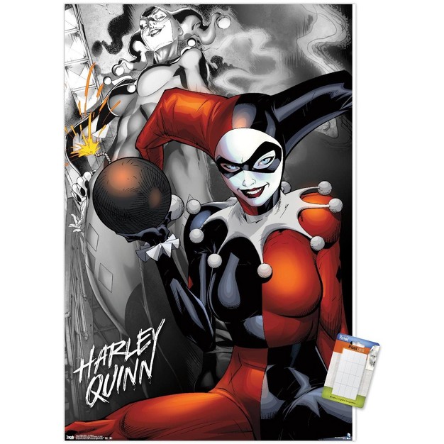 Trends International Dc Comics Harley Quinn The Bomb Unframed Wall Poster Prints