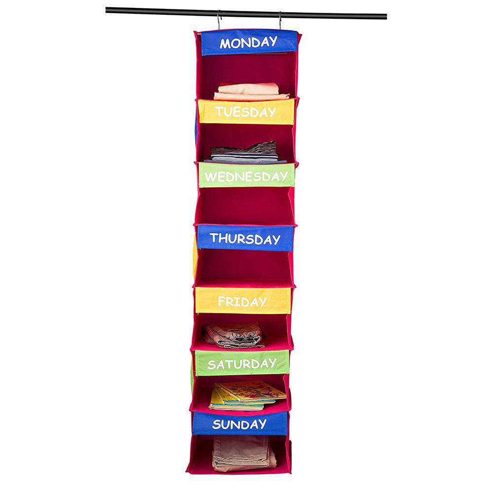 Home it 50 in. H multi Fabric Hanging Closet Organizer 4330