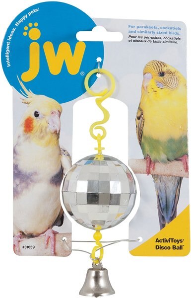 JW Pet Activitoy Birdie Disco Ball Toy