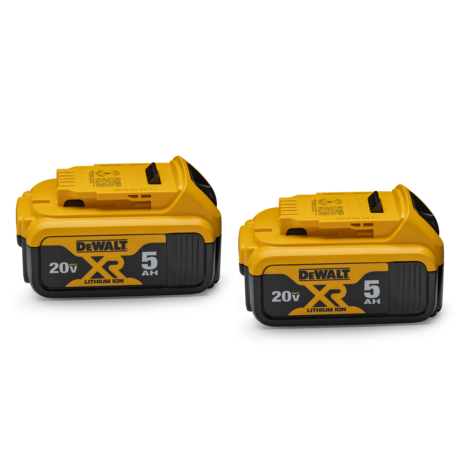 DW 20V MAX Battery Starter Kit with 2 Batteries