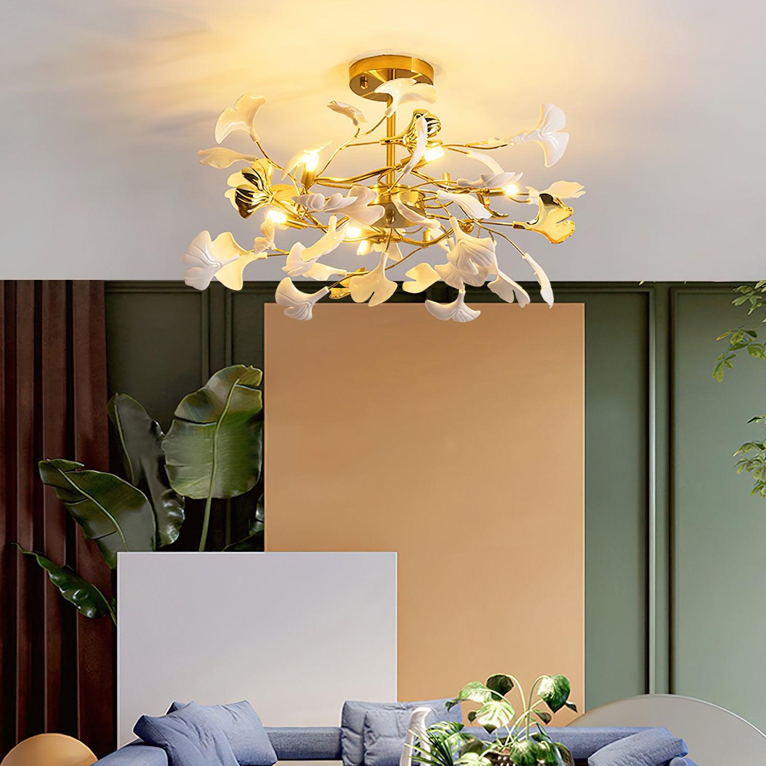 Gingko Chandelier L