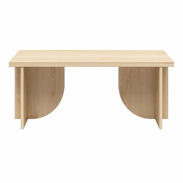 Voler Coffee Table， Light Oak