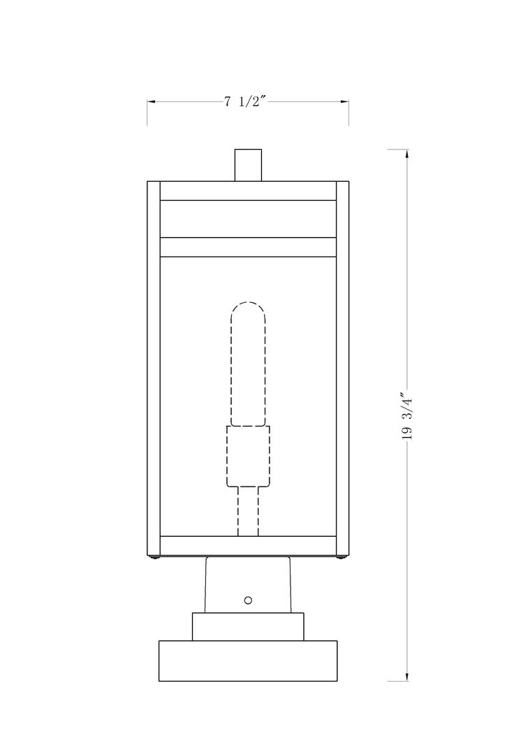 Z-Lite 596PHMSSQPMBK